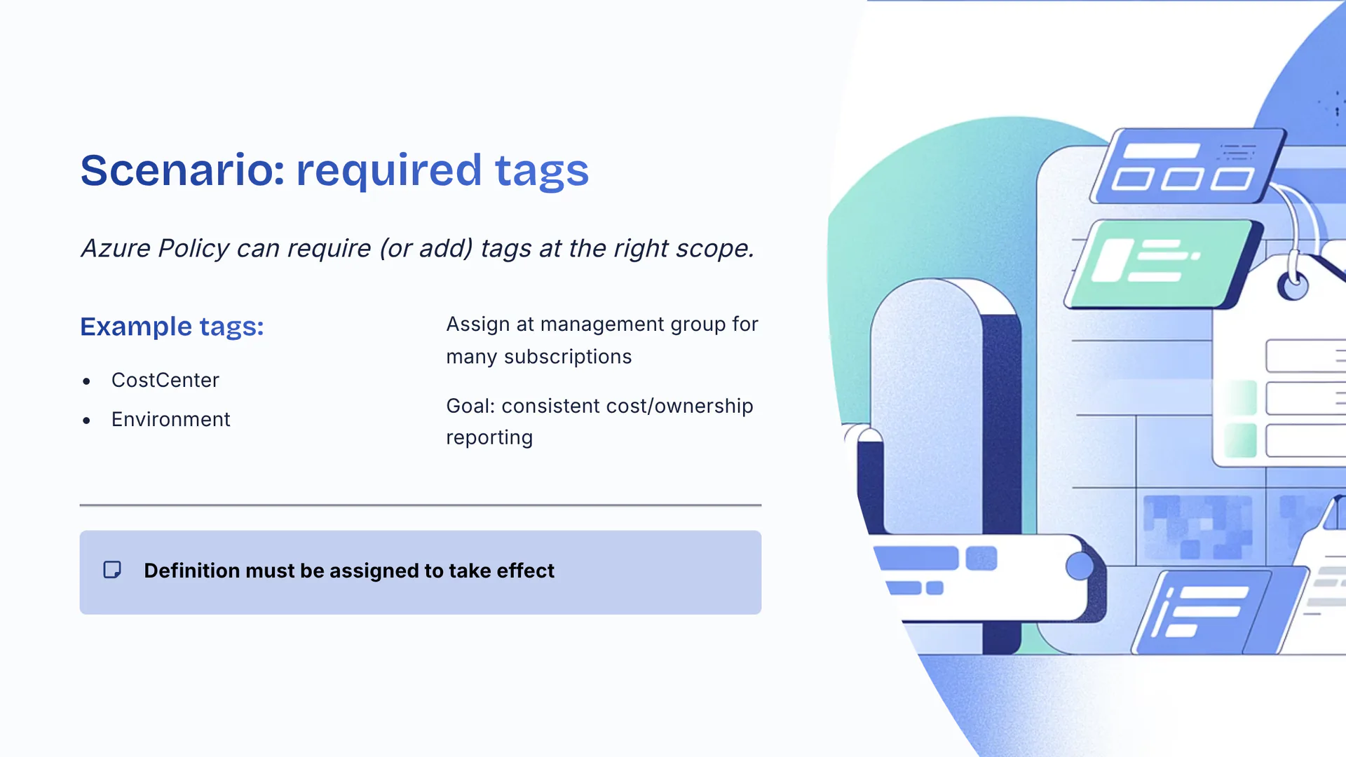 Scenario: required tags